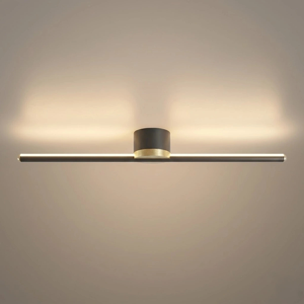 Arcato Minimalist Linear LED Ceiling Light – Black/White Metal for Hallway/Living Room